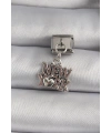 316L Çelik Gümüş Renk Sallantı New York Yazı Model Nomination Charm