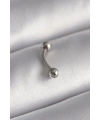 316L Çelik Gümüş Renk Topçuk Model Piercing