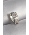 316L Çelik Gümüş Renk Zirkon Taşlı Tragus Piercing