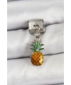 316L Çelik Sallantılı Ananas Model Gümüş Renk Nomination Charm