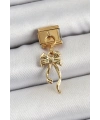 316L Çelik Sallantılı Uzun Fiyonk Model Gold Renk Nomination Charm