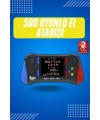 3.5 İnç 500 Klasik Retro Oyun Yüklü Kollu Oyun Konsolu