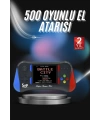 3.5 İnç 500ü 1 Arada Klasik Oyun Konsolu Nostalji Oyunlu Atari