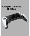3D Ekranlı Mini Oyun Konsolu + Multimedya