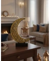 3D Hilal Yıldız Dekor 23x23 cm Ramazan Özel Masa Üstü Süs