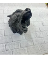 3D Siyah Ayı Başı Duvar Dekoru Modern Asılabilir Heykel 25x19 cm