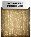3x3 Perde LED Işık Şelale Model Özel Gün Dekoratif Aydınlatma