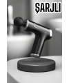 4 Başlıklı Darbeli Şarjlı Masaj Aleti Tabancası Kablosuz