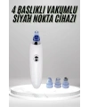 4 Başlıklı Pilli Vakumlu Siyah Nokta Temizleyici Akne Ve Sivilce Önleyici