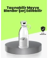 4 Bıçaklı Gıda Sınıfı Paslanmaz Çelik Taşınabilir Blender