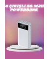 4 Çıkışlı 20.000 MAH Powerbank Taşınabilir Çoklu Giriş