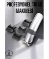 4 Taraklı Taşınabilir Profesyonel Saç ve Sakal Kesme Tıraş Makinesi