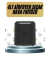 4L Airfryer Hazneli Hava Fritözü Yağsız Fritöz Taşınabilir Fırın İşlevi Gören Pratik