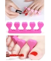 5 Adet Pedikür El Ayak Parmak Ayırıcı Tırnak Boyama Yumuşak Köpük Ayak Sedye