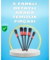 5li Araba Temizlik Fırçaları-Farklı Boyutlu Fırçalarla Derinlemesine Temizlik