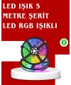 5 Metre Kumandalı RGB Şerit LED Aydınlatma