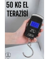 50 Kg El Kantarı Ağırlık Ölçer Dijital Ekranlı Kancalı Portatif