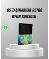 500 Oyunlu G5 Retro Mini Oyun Konsolu 3 İnç Ekran ve AV TV Desteği