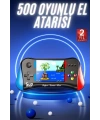 500 Oyunlu Retro Sup Konsolu Taşınabilir Mini Gamepad 3,5 İnç Ekran