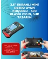 500 Retro Oyunlu Taşınabilir El Konsolu – X7M Modeli