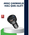 55W Hızlı Araç Şarj Cihazı Quick Charge 3.0 ve PD Destekli