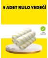 5’li İnce İşçilik Boya Rulo Seti Pürüzsüz ve Eşit Kaplama