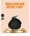 6 cm Kilitsiz Masa Ayağı Tekerleği 4’lü Set Çok Amaçlı