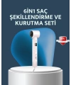 6-in-1 Saç Şekillendirme Seti Yüksek Hızlı Motor Negatif İyon LCD Ekran