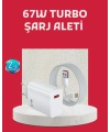 67 Watt Turbo Şarj Cihazı Motorola G30 G50 G60 G82 Uyumlu