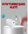 67 Watt Type C Şarj Adaptörü Asus Zenfone 7 8 9 Uyumlu