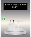 67 Watt Type C Şarj Adaptörü  Poco X3 X4 X5 Pro Uyumlu