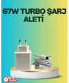 67 Watt Type C Turbo Şarj Seti