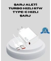 67W Type-C Turbo Şarj Cihazı – Aşırı Akım ve Isı Koruması, Seyahat Uyumlu