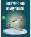 USB‑C Çoklu Bağlantı Merkezi – 5 Gbps, 100‑240 V, Sağlam Eloksal Tasarım