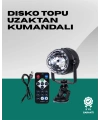 7 Farklı Aydınlatma Modu ve Ses Sensörlü Disko Topu Lambası