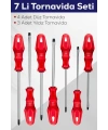 7li Tornavida Seti (4 ADET DÜZ TORNAVİDA 3 ADET YILDIZ TORNAVİDA)