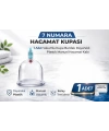 7 Numara Hacamat Kupası 1 Adet Vakumlu Kupa Bardak Dayanıklı Plastik Manuel Hacamat Kabı