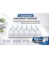 7 Numara Hacamat Kupası 10 Adet Vakumlu Kupa Bardak Dayanıklı Plastik Manuel Hacamat Kabı Seti