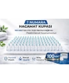 7 Numara Hacamat Kupası 100 Adet Vakumlu Kupa Bardak Dayanıklı Plastik Manuel Hacamat Kabı Seti