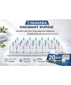 7 Numara Hacamat Kupası 20 Adet Vakumlu Kupa Bardak Dayanıklı Plastik Manuel Hacamat Kabı Seti
