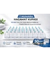 7 Numara Hacamat Kupası 50 Adet Vakumlu Kupa Bardak Dayanıklı Plastik Manuel Hacamat Kabı Seti