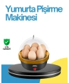 7 Yumurta Kapasiteli Yumurta Pişirme Makinesi Rafadan Orta ve Katı