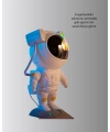 8 Efektli Astronot Galaxy Projektör Uzaktan Kumandalı LED Gece Lambası
