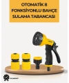 8 Modlu Bahçe Sulama Tabancası Seti Bitki Çiçek Araç Temizleme
