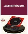 8 Programlı LED Ekranlı İndüksiyon Ocak 80–270°C Sıcaklık Ayarı