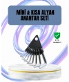 9 Parça Alyan Anahtar Seti Altıgen Uçlu Mobilya ve Tamir İçin
