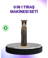 9’u 1 Arada Şarjlı Erkek Bakım Cihazı Saç Sakal Bıyık Ense Trimmer
