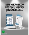 ABS Gövdeli Öğrenci ve Hobi Mikroskobu – Mavi Renk