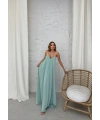 Aerobin uzun elbise çağla yeşili pt