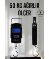 Ağırlık Ölçer 50 Kg El Terazisi El Kantarı Pilli Led Ekran